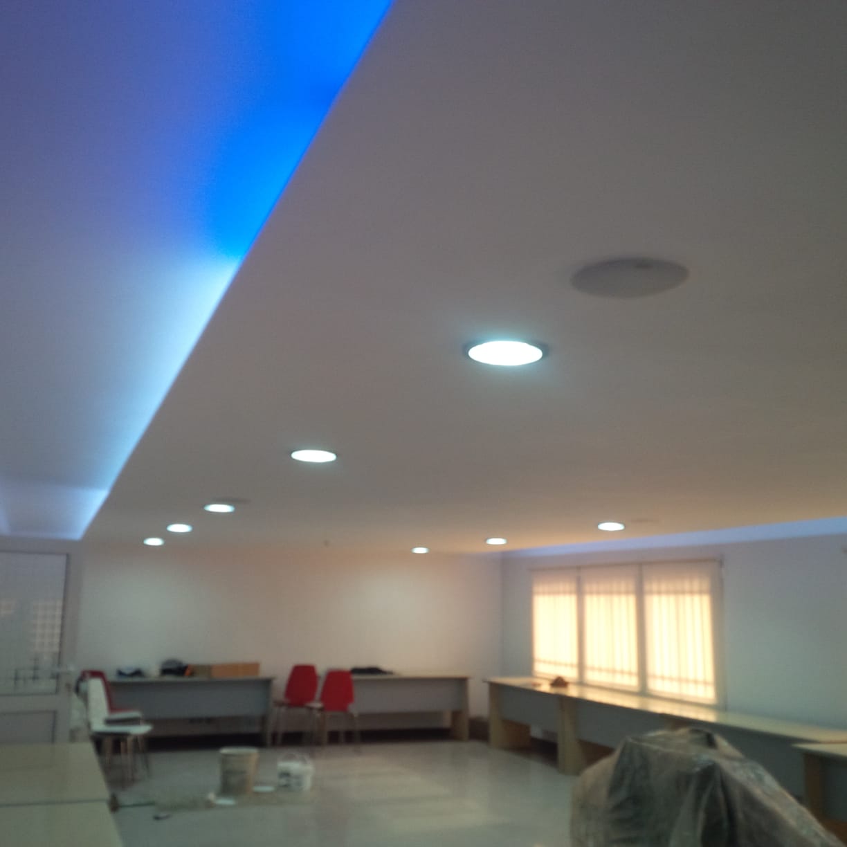 Stepped Ceiling with Blue Cove
