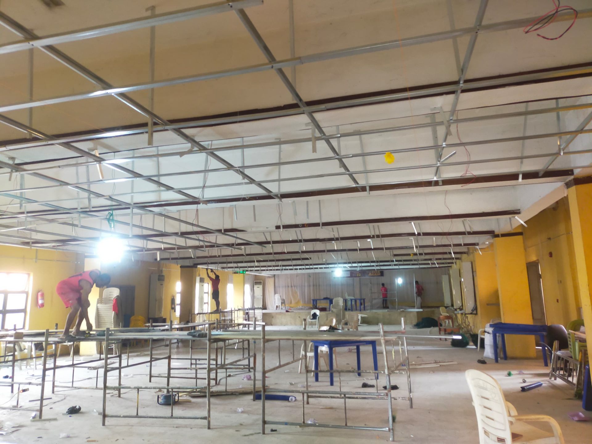 Large-Span Ceiling Framework