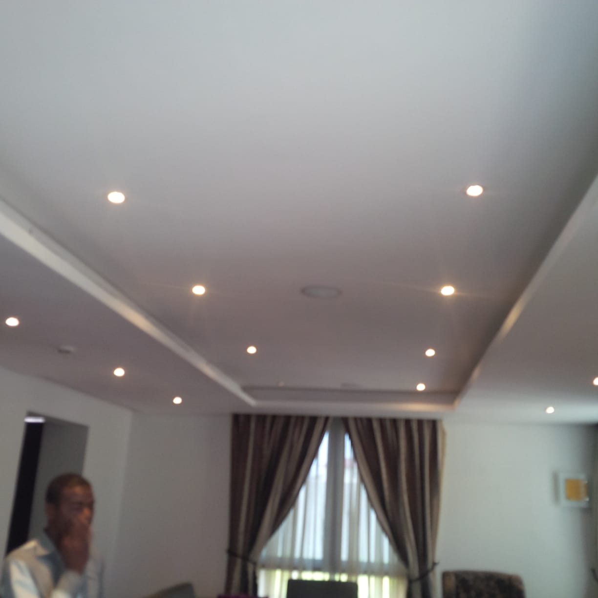Recessed Living Room Ceiling